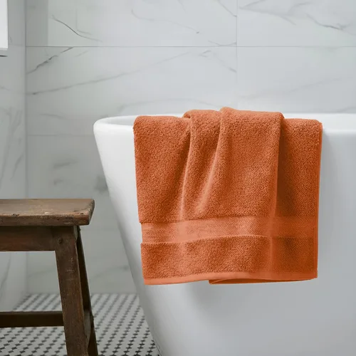 Miniatura 2 de Toalla de baño de felpa de algodón orgánico de lujo Certificado GOTS y OEKO-TEX Toallas de calidad hotelera premium Tecnología Feather Touch