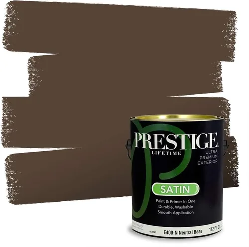 Miniatura 87 de Prestige Paints - 2 en 1, pintura base y pintura de exterior, P500-N-SW7020 SW6991-PCM