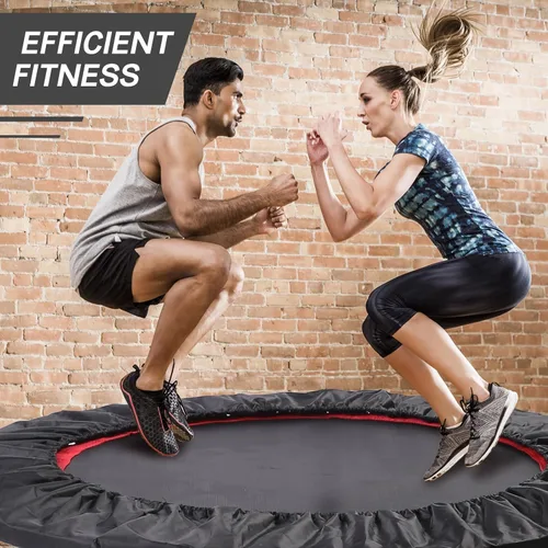 Miniatura 3 de Rebounder Trampoline for Adults, 40"/50" Foldable Spring Fitness Trampoline - 450 lbs Capacity, Quiet & Stable Indoor/Outdoor Exercise Equipment for