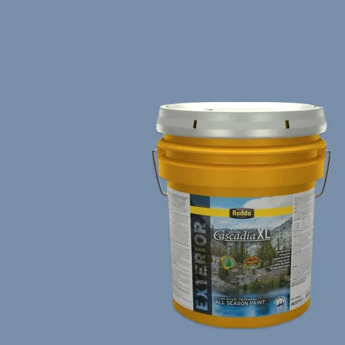 Miniatura 7 de Rodda Paint CASCADIA XL - Pintura e imprimación satinada para exteriores en uno, cuarto de galón, azul Madonna