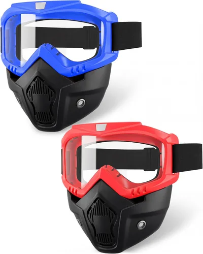Miniatura 8 de Frienda Gafas para motocicleta, máscara de paintball, anti niebla, gafas de montar en motocicleta, tácticas, Airsoft, gafas de seguridad ATV