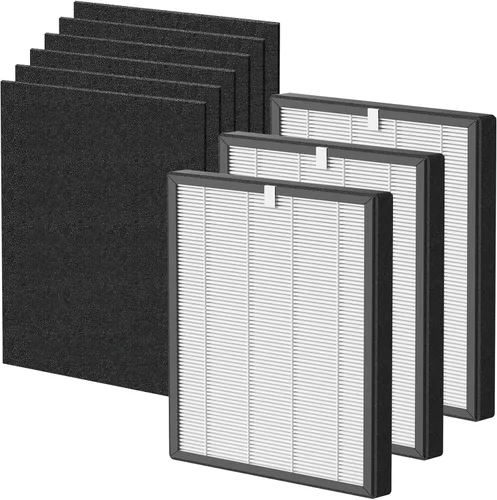 Miniatura 9 de Filtros True HEPA ProHEPA 9000 de reemplazo compatibles con el purificador de aire VEVA ProHEPA 9000, incluye paquete de 3 filtros True HEPA