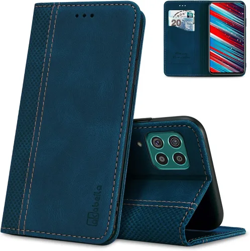Miniatura 33 de AKABEILA Para Samsung A5 2017 Cartera Funda de Tarjeta de Crédito Titular Cierre Magnético Kickstand PU Cuero A Prueba de Golpes Flip Folio Libro