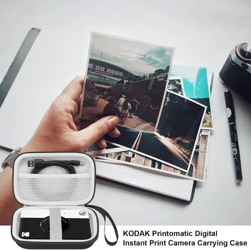 Miniatura 7 de Elonbo Estuche de transporte para cámara digital KODAK Printomatic de impresión instantánea a todo color, mini impresora fotográfica portátil, bolsa