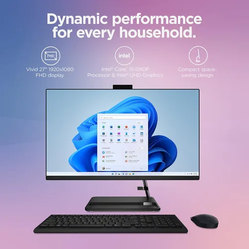 Miniatura 2 de Lenovo IdeaCentre AIO 3i - 2022 - Escritorio todo en uno - Pantalla táctil FHD de 27 pulgadas - Cámara de 5MP - Windows 11 Home - Memoria de 8 GB