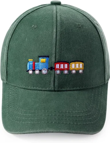 Miniatura 9 de Lindas gorras de béisbol bordadas para niños y niñas, de algodón lavado, ajustable, estilo vintage, snapback, para niños y niñas, de 3 a 8 años