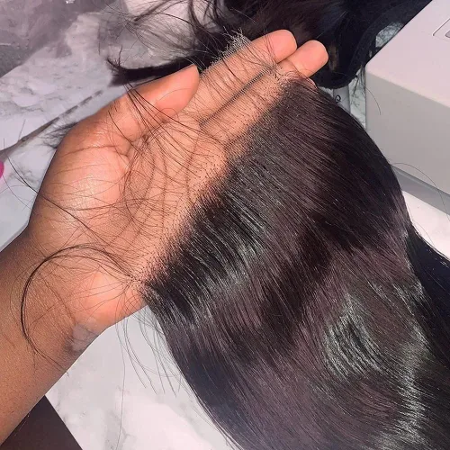 Miniatura 51 de BEEOS Encaje frontal real HD de 13 x 4 pulgadas, encaje frontal ultra fino invisible HD vívido limpio pre-arrancado cabello humano lacio sedoso