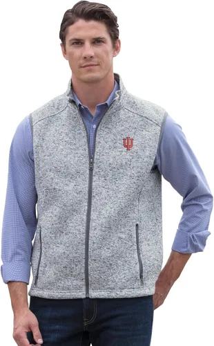 Miniatura 14 de Vantage Apparel NCAA mens Collegiate Premium Summit Sweater Fleece Vest