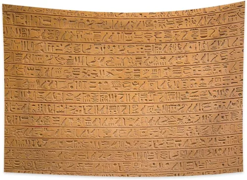 Haoyiyi Tapiz egipcio de 70.9 x 63 pulgadas, para colgar en la pared, mitología del antiguo Egipto, tapiz psicodélico, faraones, tallas