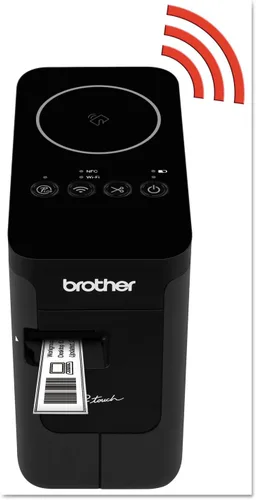 Miniatura 3 de Impresora Brother PTP750W, etiquetadora inalámbrica, 1.18, negra
