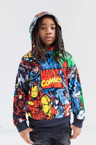 Miniatura 5 de Marvel Venengers Spider-Man Venom Iron Man - Sudadera de forro polar con capucha para niños pequeños y grandes
