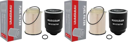Miniatura 14 de Marsram Juego de separador de agua para filtro de combustible Cummins de 6.7L se ajusta para 2019 2020 2021 2022 2023 2024 Dodge Ram 2500 3500 4500