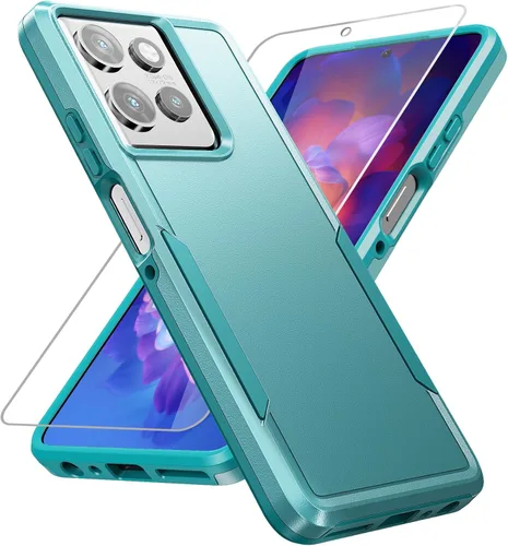 Miniatura 29 de Funda para Moto G Stylus 5G 2022, con Protector de Pantalla, [Probada contra Caídas de Grado Militar] Funda Protectora de Servicio Pesado Resistente