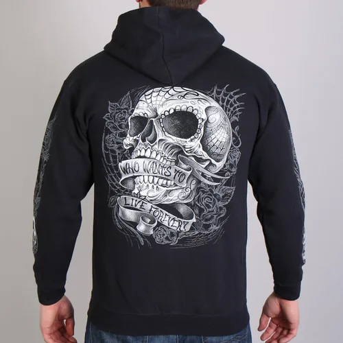 Miniatura 2 de Hot Leathers Sweet Demise - Sudadera con capucha y cremallera para hombre