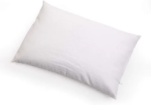 Almohada de cama de trigo sarraceno, 19 x 26 pulgadas, color blanco (sin funda de almohada)