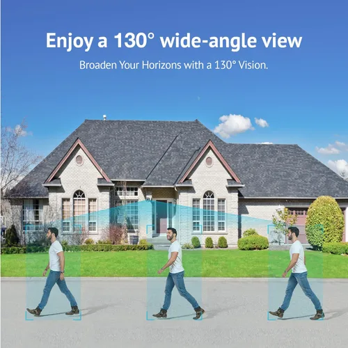 Miniatura 5 de LaView Cámara de seguridad de 5 MP para exteriores con visión nocturna a color, cámaras con cable 3K para seguridad del hogar, cámara impermeable
