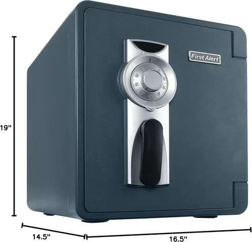 Miniatura 9 de Caja fuerte Honeywell, resistente al fuego, impermeable, con cerradura de combinación, 2087F, 0 volts