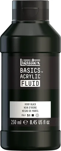 Miniatura 18 de Liquitex BASICS Pintura acrílica fluida, botella de 118ml (4 onzas), tono amarillo cadmio medio Tono medio amarillo cadmio