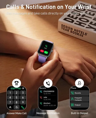 Miniatura 2 de Relojes inteligentes para mujeres/hombres, 1.85 pulgadas HD Alexa incorporado Smart Wacth para teléfonos Android/iPhones con SpO2 y monitor