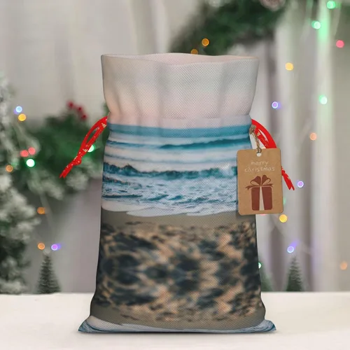 Miniatura 6 de MDATT Bolsas de regalo con cordón de playa y mar, bolsas de regalo de 5 x 7 pulgadas para bodas, Navidad, cumpleaños, decoración de Halloween