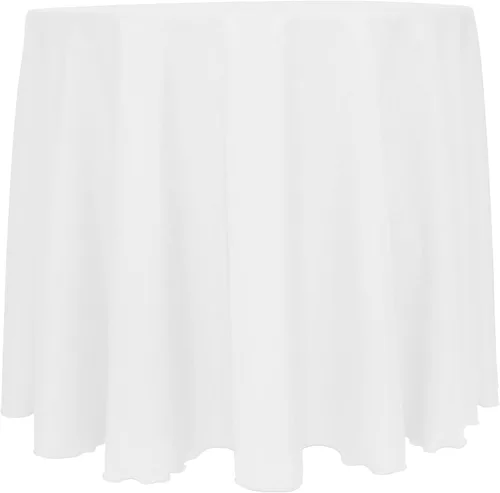 Miniatura 65 de Mantel reversible de satén Shantung de Ultimate Textile Majestic de 114" redondo, Satin, Paquete de 2