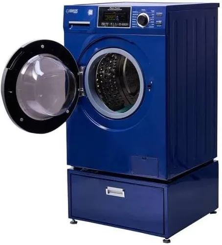 Miniatura 4 de Equator All-In-One VENTED/VENTLESS Washer-Dryer 1.9cf/18lb 1400RPM 110V + Pedestal (Stormy Grey + PDL 4455 Stormy Grey)