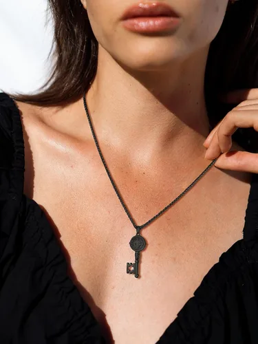 Miniatura 69 de U7 Saint Benedict/Michael Medal Necklace, 316L Stainless Steel Virgin Mary Necklace for Men Women, Bible Verse Protection Necklace Catholic