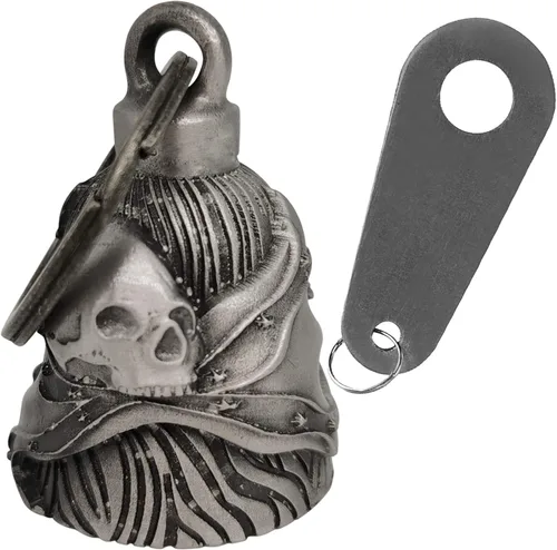 Miniatura 6 de Dream Apparel Campana de motocicleta Guardian Angel Drive Away Gremlin, campana de motociclista para hombres y mujeres, regalo de buena suerte Águila
