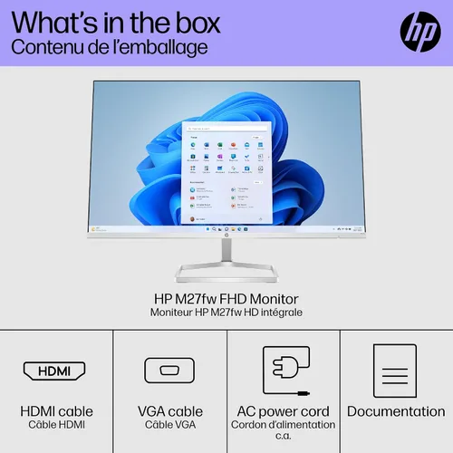 Miniatura 7 de HP Monitor FHD de 27 pulgadas con tecnología AMD FreeSync (modelo 2021, M27fw)
