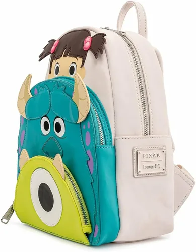 Miniatura 3 de Loungefly Disney Pixar Monsters Inc Boo Mike Sully Cosplay - Bolso de hombro con doble correa para mujer Multi