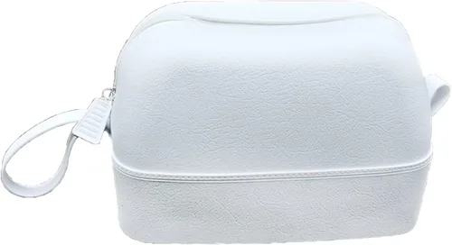 Miniatura 9 de Bolsa de maquillaje impermeable, bolsa de aseo de silicona, bolsa de almacenamiento de viaje portátil, bolsa de cosméticos lavable de gran Azul