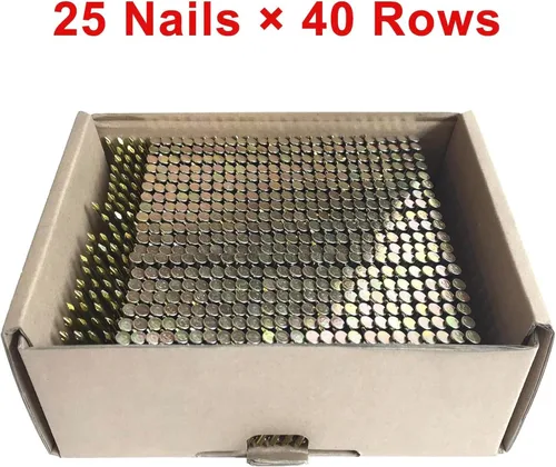 Miniatura 5 de Clavos para marcos de 2-3/8 pulgadas, 21 grados EG vástago liso clavos encolados de plástico para clavadora de marcos, 2-3/8 x .131, (1000 por caja)