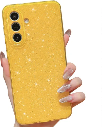 Miniatura 85 de MINSCOSE Compatible con Samsung Galaxy S22 Plus Case, Bonito Color Neón Brillante, con Purpurina Brillante Delgada Resistente a Golpes de Silicona