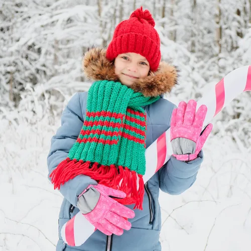 Miniatura 2 de Guantes de nieve y esquí de invierno para niños
