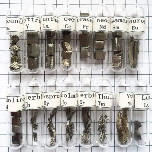 Miniatura 10 de Kit de muestras de elementos puros para colección periódica de tablas periódicas, metales de tierras raras, frascos y ampollas, ideal como regalo 30