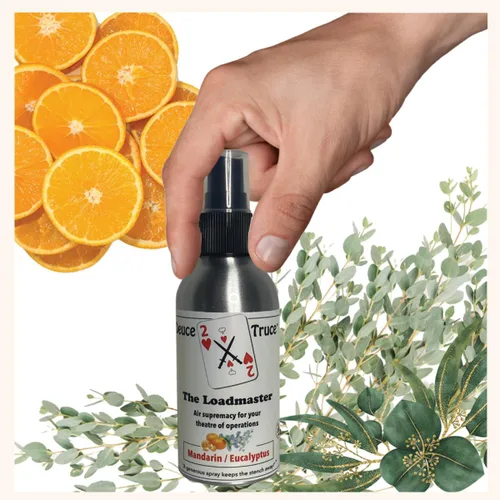 Miniatura 5 de Mandarina y eucalipto (The Loadmaster/Air Force) - 4 onzas líquidas - Spray para inodoro Before Your Go para caca - Eliminadores de olores de baño