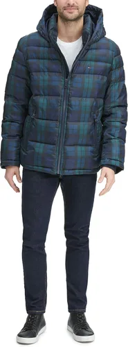 Miniatura 5 de Tommy Hilfiger Men's Hooded Puffer Jacket (Standard and Big & Tall)