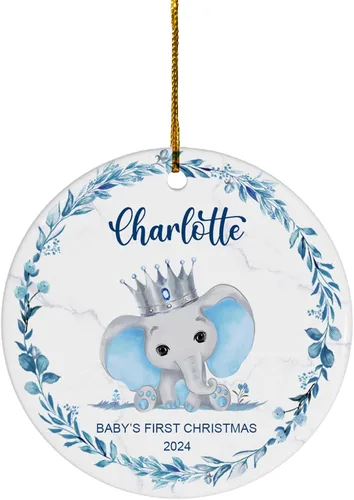 Miniatura 24 de FLOCHIL Adorno personalizado para la primera Navidad del bebé 2023, adorno de la primera Navidad de los bebés 2023, regalo para niños, bebés