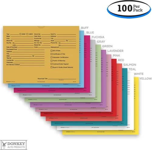 Miniatura 8 de Sobres impresos para ofertas de vehículos de 9 x 12 pulgadas (100 envoltorios retráctiles) (Buff)