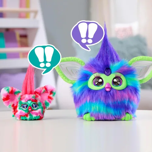 Miniatura 10 de FURBY Furblets - Paquete de 2 mini amigos navideños Pep-Mint & Sno-Flay, juguetes electrónicos de peluche para niñas y niños de 6 años en adelante