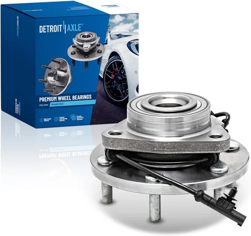Miniatura 157 de Detroit Axle - Buje de cojinete de rueda delantera para Chevy Captiva Sport Equinox Pontiac Torrent Saturn Vue Suzuki XL-7 Cojinete de rueda