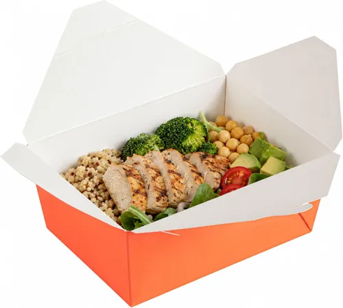 Miniatura 24 de Restaurantware Contenedor desechable para llevar, 30 oz / #1, negro