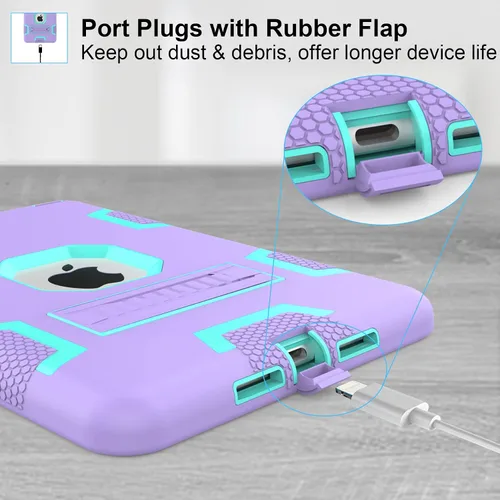 Miniatura 4 de CCMAO Funda para iPad mini 5 2019, iPad mini 4 2015, funda protectora híbrida resistente a prueba de golpes para iPad mini 5ª/4ª generación 7.9