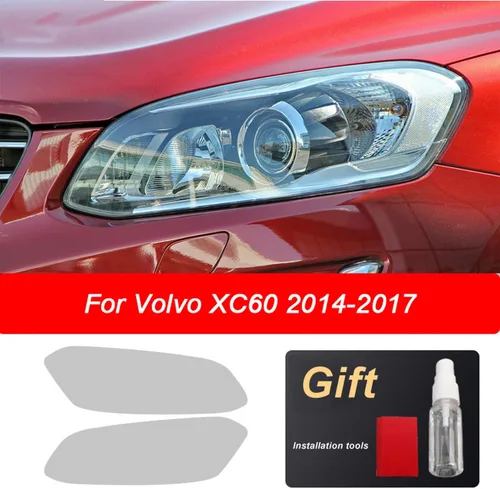 Miniatura 4 de JCAKES Película protectora para faros delanteros de coche, etiqueta transparente de TPU, para Volvo XC90 XC40 XC60 V60 2014-presente Accesorios