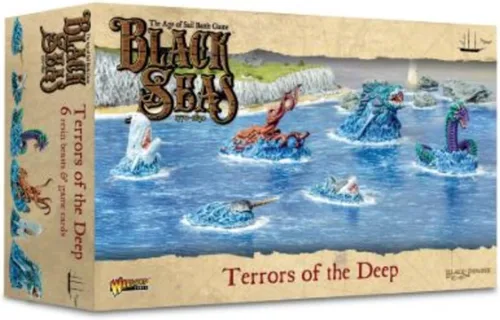 Warlord Black Seas The Age of Sail Terrors of The Deep Game - Juegos de mesa de estrategia de juego de rol para adultos, juego de mesa estratégico