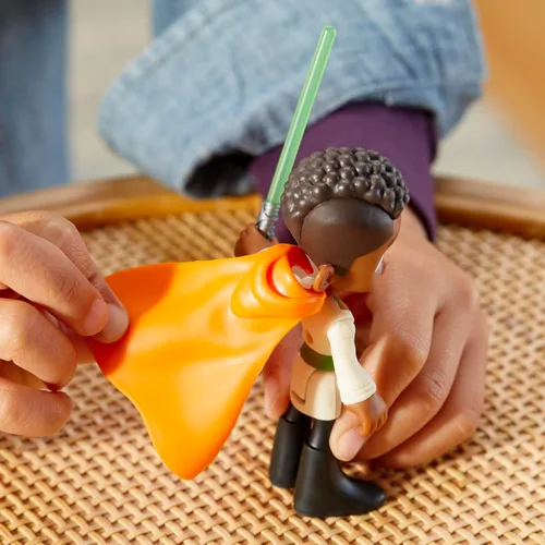 Miniatura 4 de Star Wars: Young Jedi Adventures Kai Brightstar Figura de acción, juguetes a escala de 4 pulgadas, juguetes preescolares para niños y niñas de 3 años