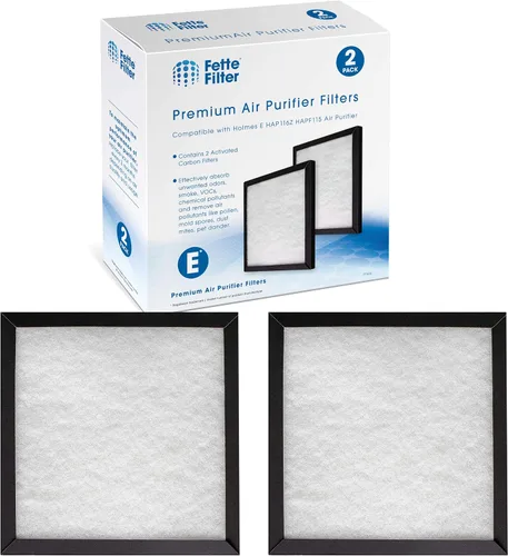 Miniatura 8 de Fette Filter - Filtros de repuesto compatibles con Holmes Filter E carbón activado y filtro de repuesto multicapa, compatible con modelos