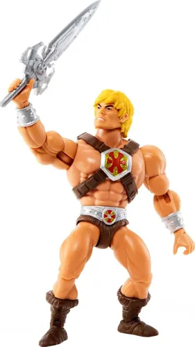 Miniatura 5 de Masters of the Universe Origins - Juguete, Figura de acción del superhéroe He-Man, articulada con accesorio y minicómic, coleccionable MOTU