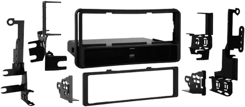 Miniatura 2 de Metra 99-8206 Kit de instalación DIN individual para Toyota Highlander/4 Runner 2001-2007, negro y arnés de cableado de radio 70-1761 para altavoz