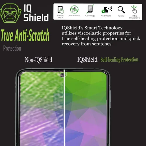 Miniatura 6 de IQShield Paquete de 2 protectores de pantalla para Samsung Galaxy Z Flip 3 5G (no vidrio), fácil de instalar, ultra fino, antiarañazos